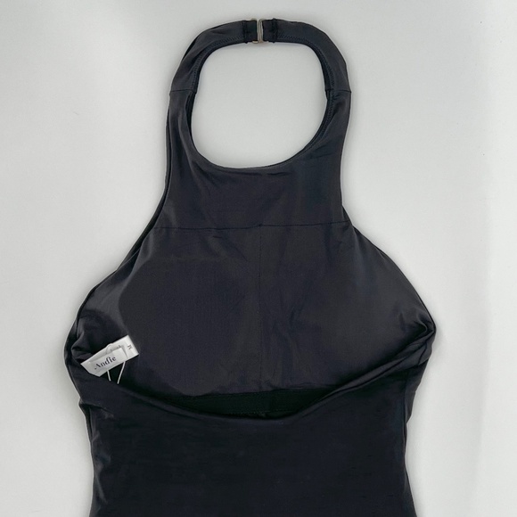 NWT Andie Swim Black Women's One Piece Halter Swimsuit Size Medium - Picture 7 of 14